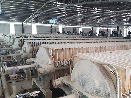 丙綸材質(zhì)濾布洗砂壓濾機應(yīng)用